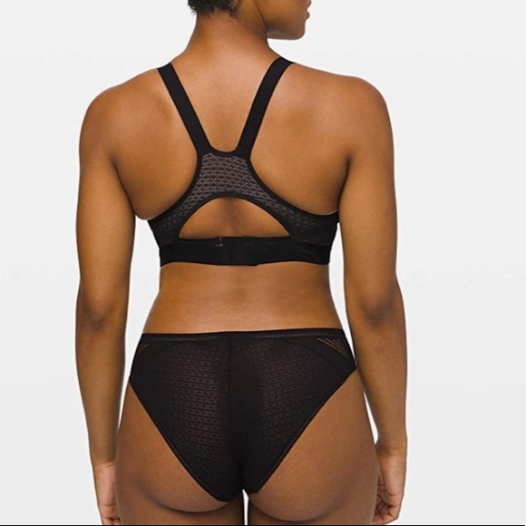 Lululemon Awake to Lace Bra Black/Beige Size 32 E - Picture 5 of 16